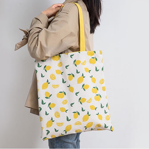 Sac réversible VI-12355 - Vert / Fleurs