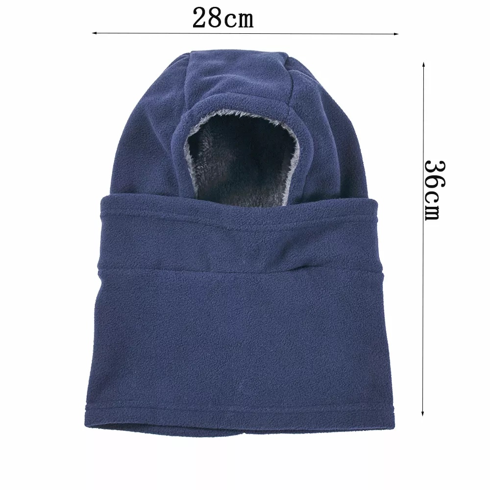 Cagoule d'hiver - Bleu foncé