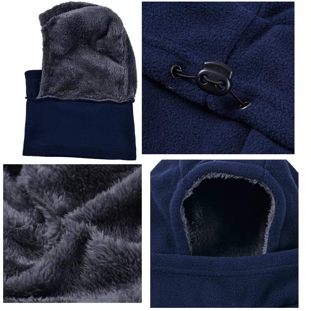 Cagoule d'hiver - Bleu foncé
