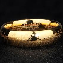 Bague FR-4115 - Dorée / 52mm