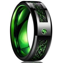 Bague GA-31913 - Noir / Vert / 69mm