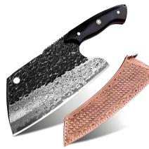 Couteau de cuisine Damasquiné HARAHU HI-26690 - Noir