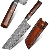 Couteau de cuisine damassé HARAHU YU-29020 - Marron
