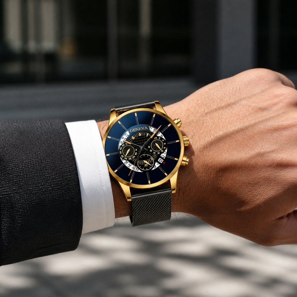 Montre HA-12147 - Noir / Doré 1