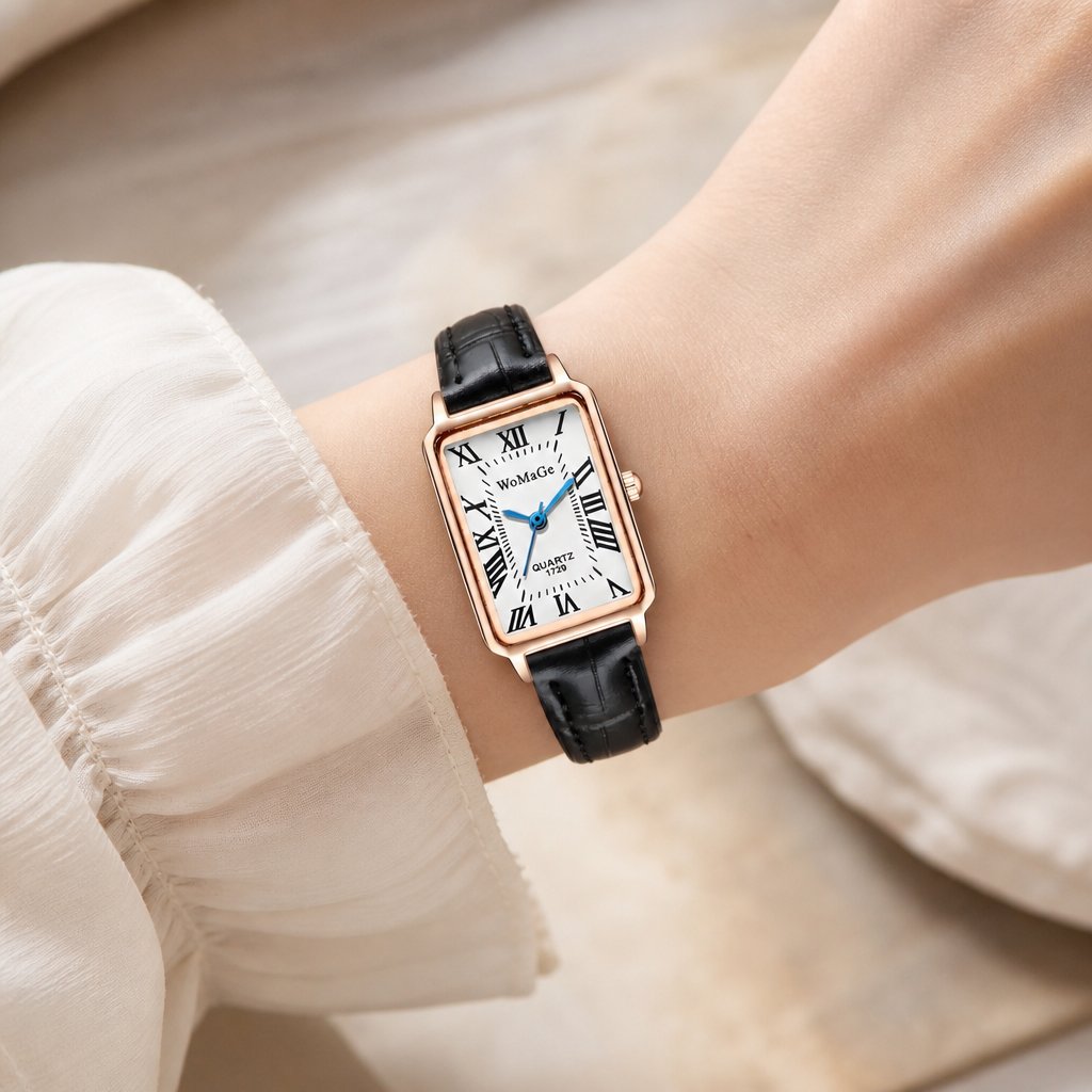 Montre TE-14261 - Noire / Blanche