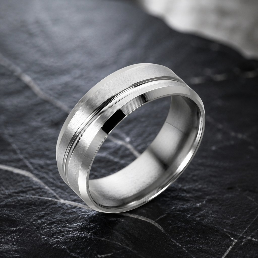 Bague JO-17331 - Argenté / 55mm