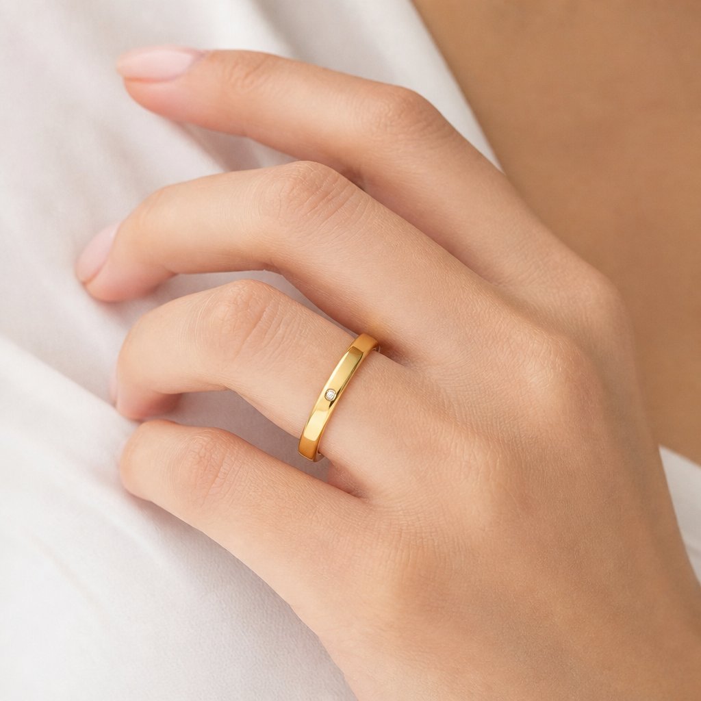 Bague Femme NE-17482 - Doré / 52mm