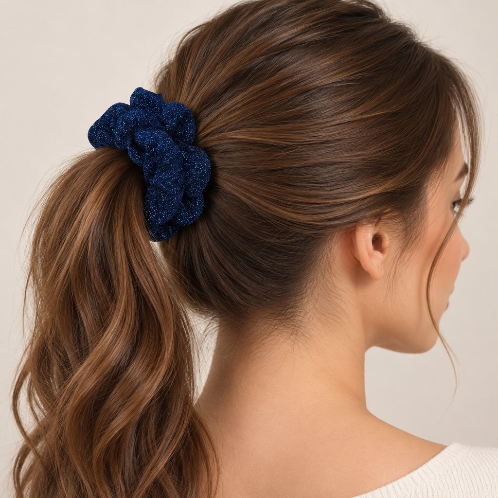 Élastique à cheveux GL-19001 - Bleu Foncé