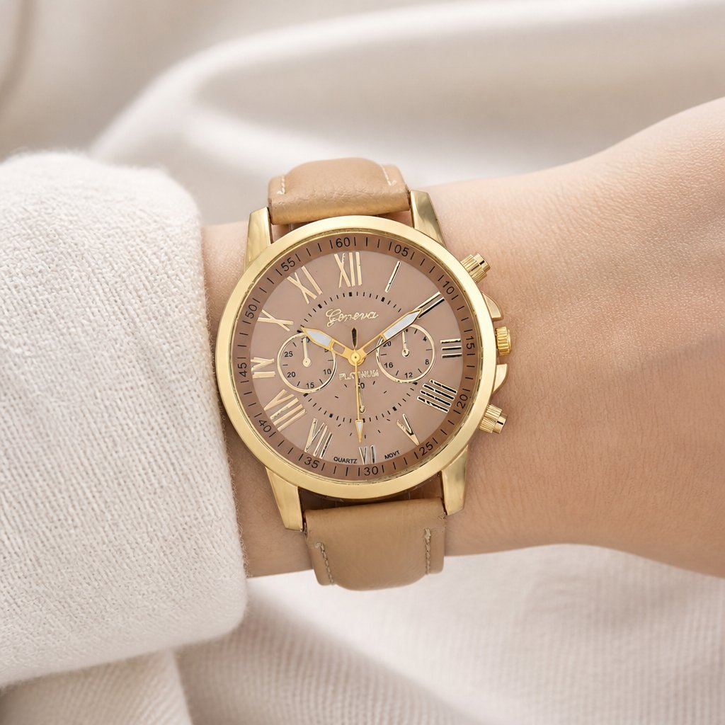 Montre CH-2491 - Marron
