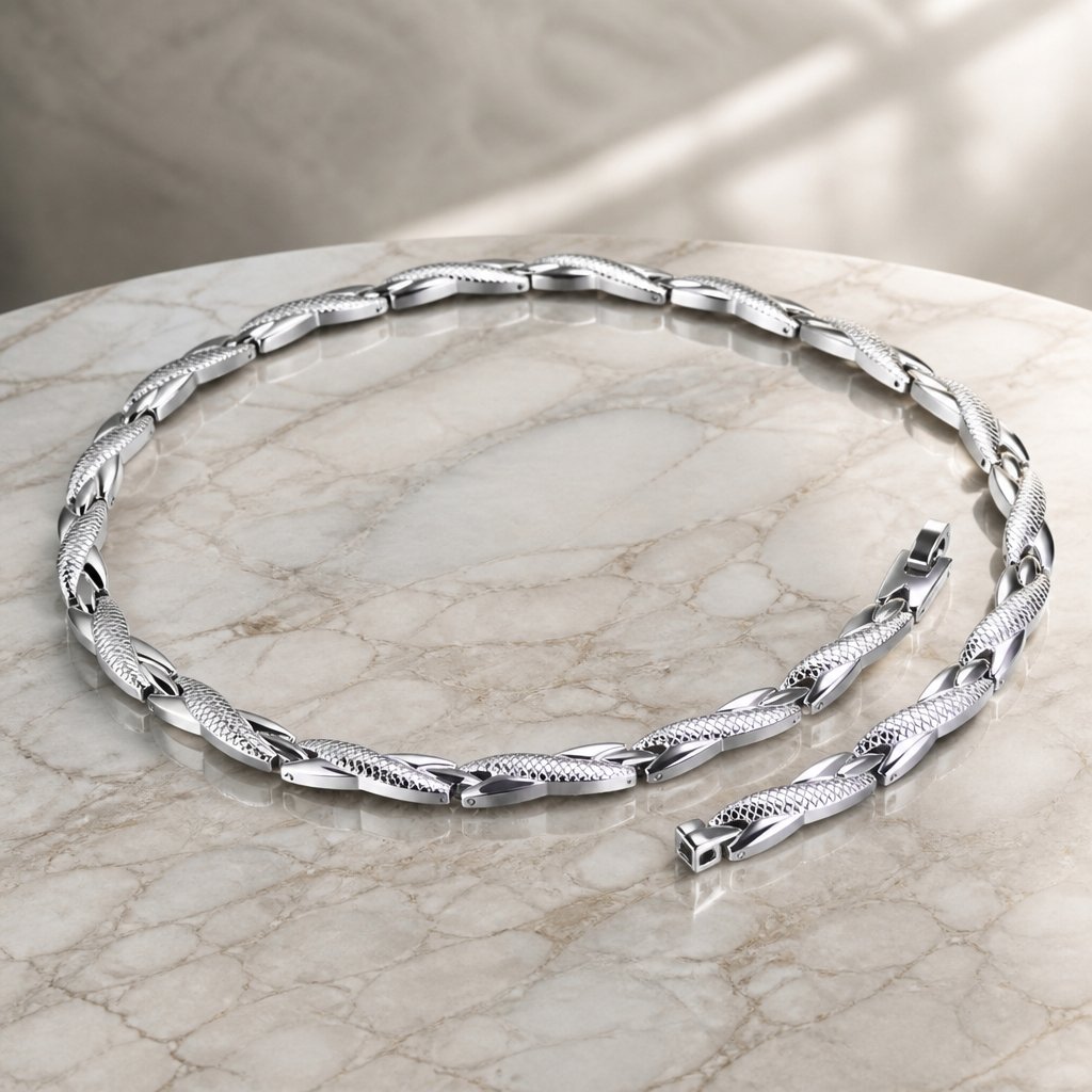 Collier TW-38800 - Argent / 49cm